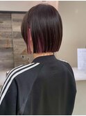 表参道/イメチェン/ピンクベージュ/アンブレラカラー/前髪/渋谷
