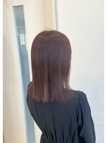 ベルバイグレイス(BELLE by grace)&nbsp;ブリーチなしダブルカラー　ピンクベージュ