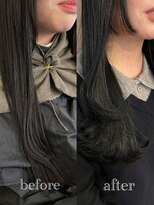 カールム(carlm) 【別人級】伸ばしっぱなし→ 顔周りレイヤーでここまで変わる