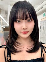 アッシュ 洋光台店(Ash)&nbsp;洋光台レイヤーカット顔周りダブルカラー白髪ぼかしハイライト