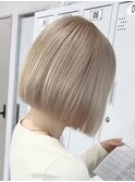 横浜西口顔周りカットブリーチカラーダブルカラーインナーカラー