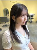 大通×顔まわりカット×グレージュ