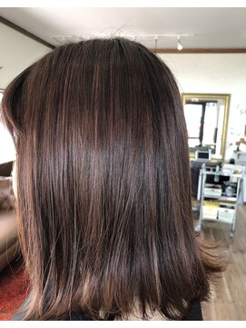 ヘアーメイク グロー(hair make grow) カシスピンクボブ