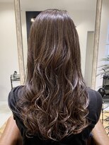 ジェービーヘア 稲毛(jb hair) 小顔似合わせカット毛先パーマアッシュブラウン　【稲毛】