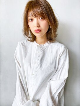 アンアミ キチジョウジ(Un ami Kichijoji) 【unami】大人ミディアム×小顔レイヤー　澤田杏奈