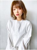 【unami】大人ミディアム×小顔レイヤー 澤田杏奈