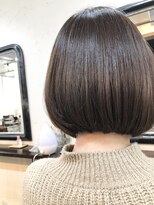 エトネ ヘアーサロン 仙台駅前(eTONe hair salon) 柔らかい質感の前下がりボブ20代30代40代