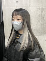 アンドミライ(& mirai)&nbsp;【インナーカラー】【白っぽいカラー】【ケアブリーチ】anz