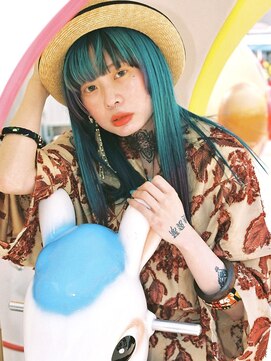 ビートス(BEAT S) 【BEAT S】デザインカラー/ケアブリーチ/ターコイズ／ブルー