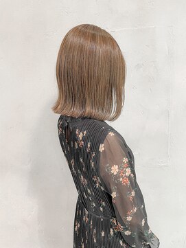 ハルキ ミナト ジャパン オオサカ(HARUKI MINATO japan OSAKA) 外ハネボブ  20代30代40代ヘア 小顔 大阪ボブ 梅田