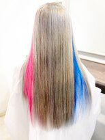 ヴァンクラウドコウベ(VENT CLOUD KOBE) 20代30代大人かわいいインナカラーホワイトグレージュロング