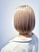 ネオヘアー 曳舟店(NEO Hair)&nbsp;ホワイトベージュ/ぱつっとボブ