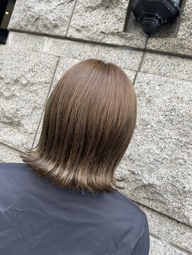 ノーム バイ アウラ(norm. by aura) くすみカラー　透明感カラー　マットベージュ