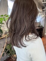 サイン 表参道(SIGN)&nbsp;美髪エアリーロングピンクブラウン切りっぱなしボブ