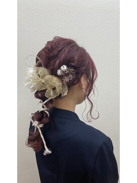 ピュア Pure 狭山ヶ丘店 編み下ろしアレンジ