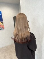 イースブルー 高松店(Y’s Blue)&nbsp;ミルクティーベージュ×レッドブラウンデザインカラー