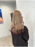 ミルクティーベージュ×レッドブラウンデザインカラー