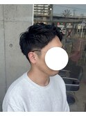 20代30代メンズパーマ束感トラッドオシャレ感ショート