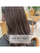 ナニ 龍ヶ崎店(Nani)&nbsp;白髪ぼかしハイライトカラー