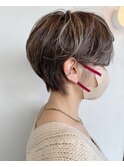 【Lateliercontent MIHO】30代40代50代60代耳かけショート