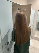 ジェム(GEM) 【hinana】ワンブリーチでできるミルクティーカラー