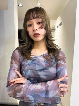 ナービス(NARVIS) シャギーレイヤー/オリーブブラウン