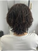 サーフカールミディアムパーマウルフパーマ波巻きパーマ【大和】