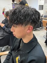 エルマーク 神戸三宮(L-MARK)&nbsp;マッシュスパイラルパーマツイストスパイラル波巻きメンズ