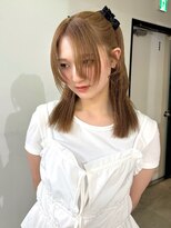 ニコフクオカヘアーメイク(NIKO Fukuoka Hair Make)&nbsp;【NIKO】ブリーチなしダブルカラー.ブリーチなしベージュ