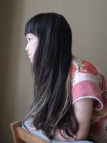 ザズー 髪と図書(zazou) スーパーロング+インナーカラー