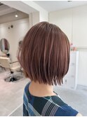 ◯ブリーチなしミルキーピンク