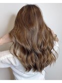 秋カラー大人美人◎くびれヘアレイヤー髪質改善カラー夏カラー