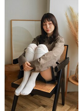 スリール バイ ミリー 江坂(Sourire by milly) 【Sourire江坂】チャコールグレー×顔まわり