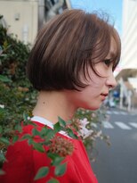 パーク(PAAQ)&nbsp;前上がりボブ /ルーツカラー /デザインカラー