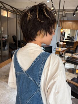 ○シャギーショート×デザインカラー◯