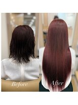 オールドエル(OLD.L) 機械式羽エクステ ボルドー