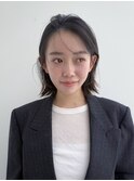 【ボブ/グレージュ/前髪/20代/福岡薬院】