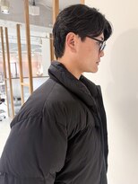 ラミエ バイ メルト 吉祥寺(lamie by melt)&nbsp;久保田)メンズカットセンターパート毛流れパーマフェザーパーマ