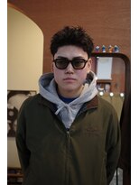 エディ(Edy)&nbsp;メンズスパイキーボックスショート刈り上げツイスパ眉毛カット