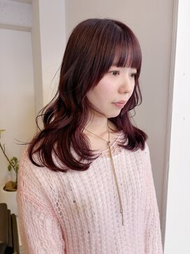 ベンジー 薬院大通店(benji) 春のピンクブラウン