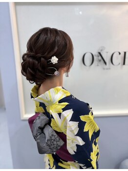 ワンス バイ エメ(ONCE by am'e)の写真/【8月夏祭り☆】浴衣着付け&ヘアセット☆