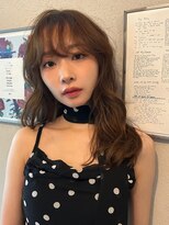 ハニーシブヤ(HONEY shibuya)&nbsp;パーマ/デジタルパーマ/セミロング/アッシュブラウン