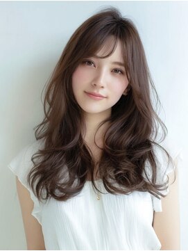 ニーフ 恵比寿(neaf) ダークブルーワンホンレイヤー/ニュアンスウルフ/デジタルパーマ
