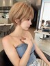 ショートヘアカット＋カラー＋3STEPトリートメント　岡崎　ショート　ボブ