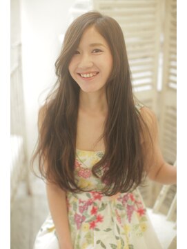 ヘアアンドリラクゼーション ルタ(HAIR＆RELAXATION RUTA) 【RUTA】かきあげ前髪/モテロングのフェミニンウェーブ