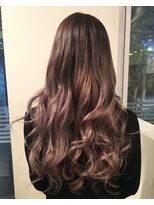 リゼル ユア 渋谷(RISEL YUA)&nbsp;パールプラチナグレージュ×グラデーションカラー　w/u岸野