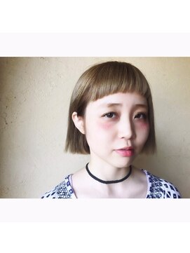 ヘアーデザイン スワグ(Hair design Swag) 切りっぱなしボブ