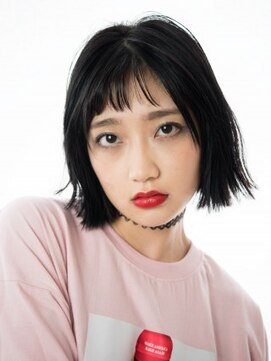 クアトログランシュ ひたちなか店(QUATRO×GranCieux) 【QUATRO】マチルダ風！切りっぱなし外はねボブ