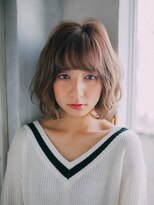 ヘアーアンドカラー プラーチェ(hair&color Plaatje) 愛され波パーマボブ　【プラーチェ相模大野店 相模大野】