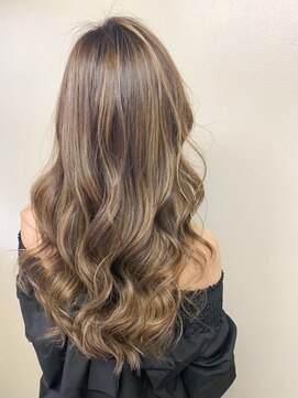 オアシス ガーデン 松戸店(Oasis GaRDEN) 外国人風ハイライト×アッシュベージュ